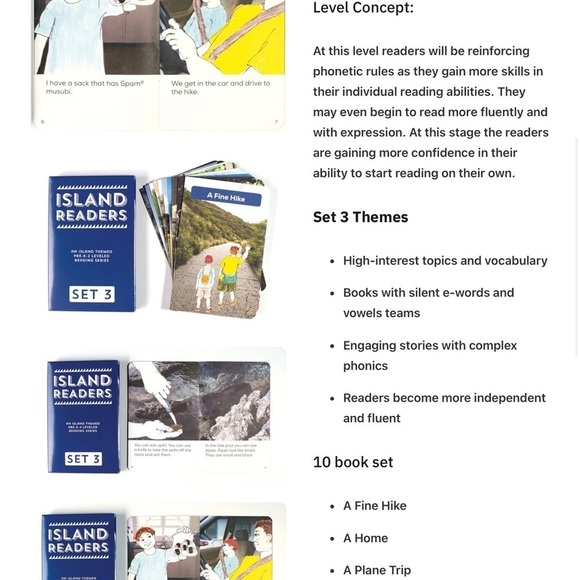 Island Readers set 3 children’s books BNIB w/cellophane wrap. - Picture 3 of 4